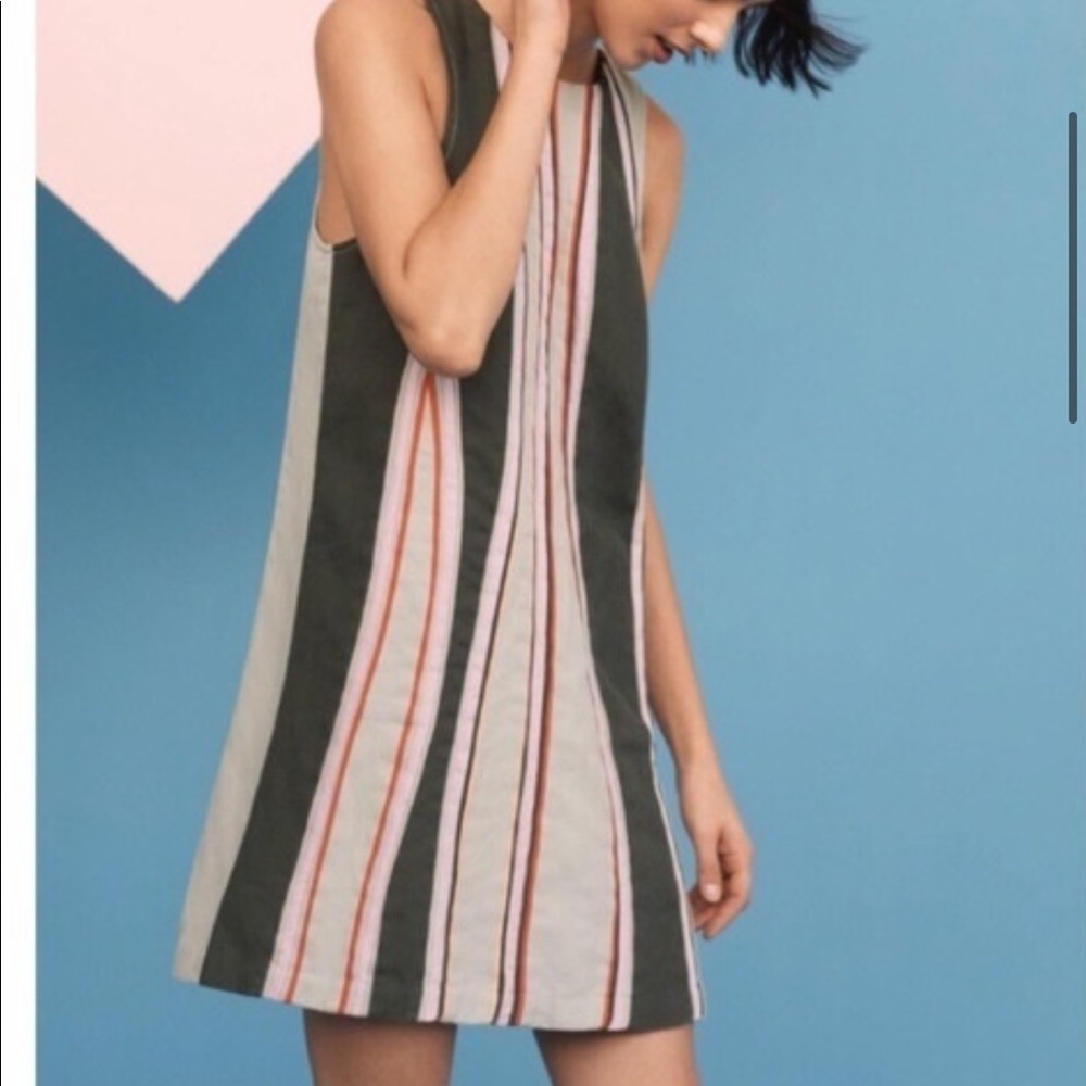Anthropologie Maeve Keri Sheath Striped Dress
